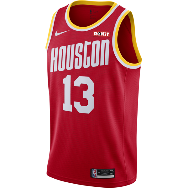 Men's Houston Rockets #13 James Harden Red 2019 Classic Editton Stitched NBA Jersey